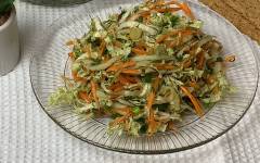 Салат из пекинской капусты и моркови