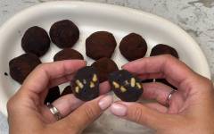 Шоколадные конфеты с орехами домашние