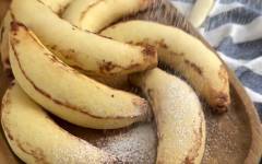 Творожное печенье в форме бананов