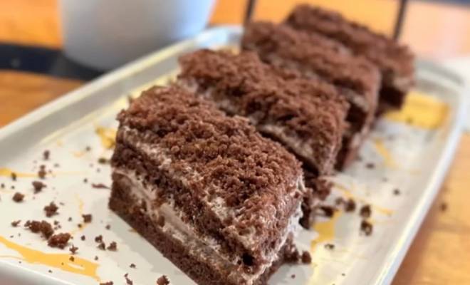 Шоколадный торт с коржами на кефире рецепт