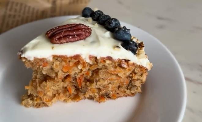 Видео Морковный пирог с кремом и грецким орехом рецепт
