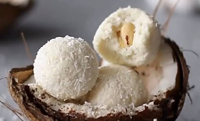 Видео Кокосовые конфеты трюфели без сахара рецепт