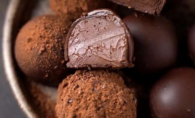Пряные конфеты шоколадные трюфели рецепт