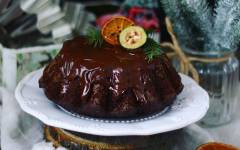 Шоколадный кекс с какао и йогуртом