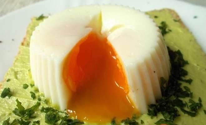 Яйцо пашот в силиконовой формочке